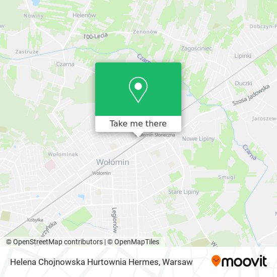 Карта Helena Chojnowska Hurtownia Hermes