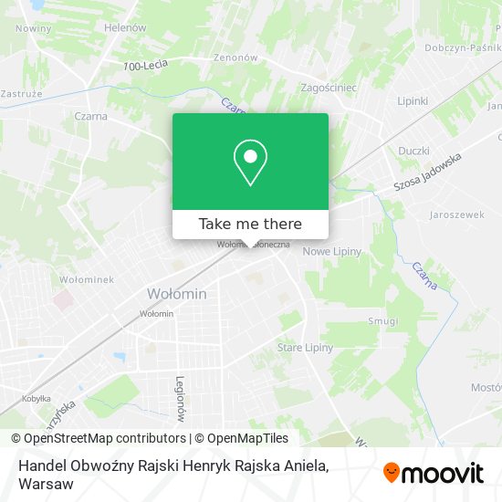 Handel Obwoźny Rajski Henryk Rajska Aniela map