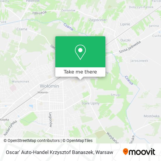 Oscar' Auto-Handel Krzysztof Banaszek map