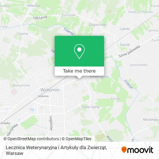 Lecznica Weterynaryjna i Artykuły dla Zwierząt map