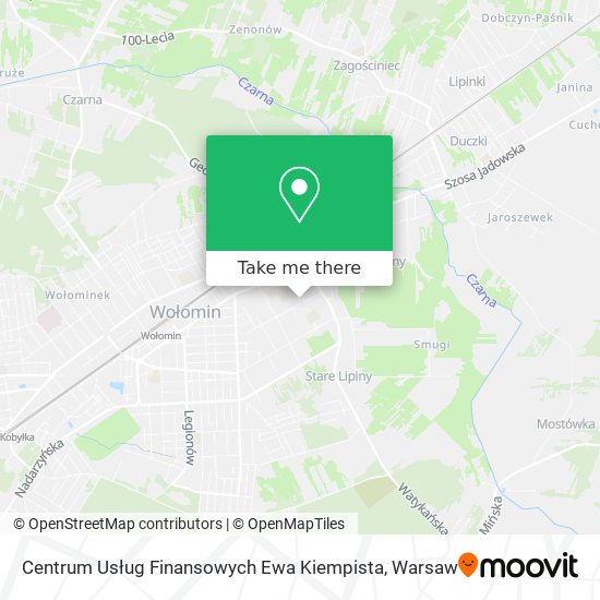 Centrum Usług Finansowych Ewa Kiempista map