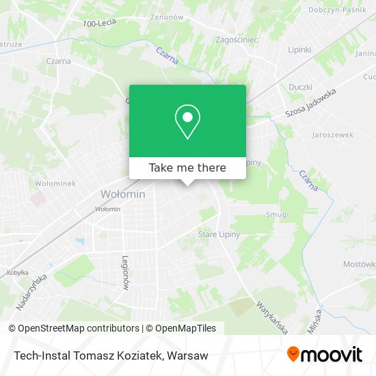 Tech-Instal Tomasz Koziatek map