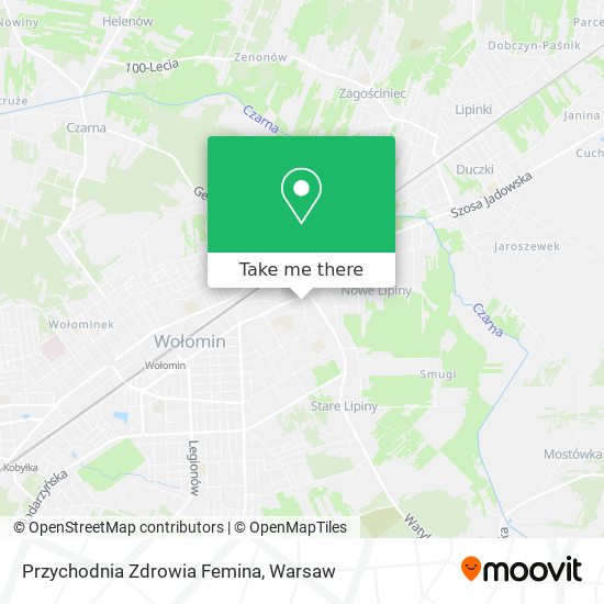 Przychodnia Zdrowia Femina map