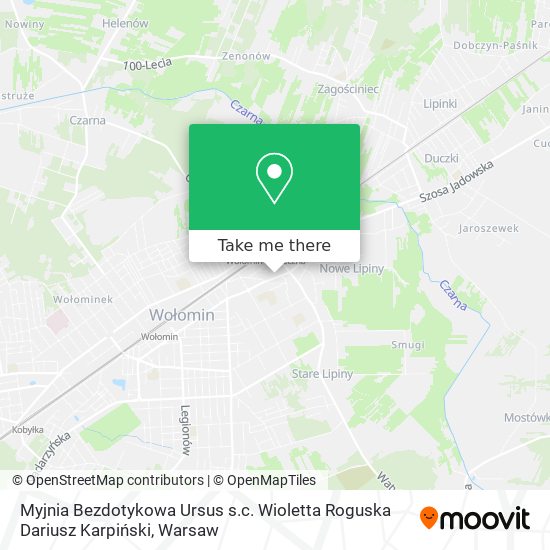 Myjnia Bezdotykowa Ursus s.c. Wioletta Roguska Dariusz Karpiński map