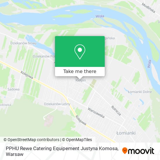 PPHU Rewe Catering Equipement Justyna Komosa map