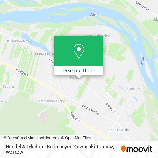 Handel Artykułami Budolanymi Kownacki Tomasz map