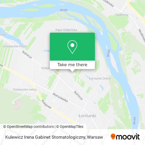 Kulewicz Irena Gabinet Stomatologiczny map