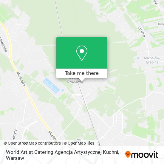 World Artist Catering Agencja Artystycznej Kuchni map