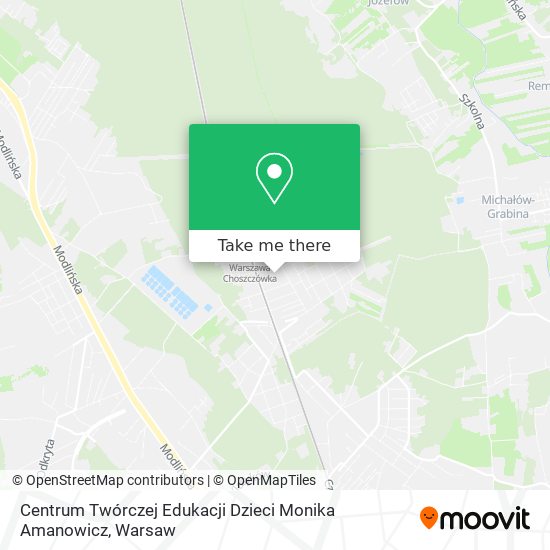 Centrum Twórczej Edukacji Dzieci Monika Amanowicz map