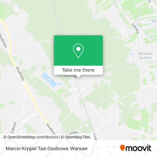 Marcin Krygiel Taxi Osobowe map