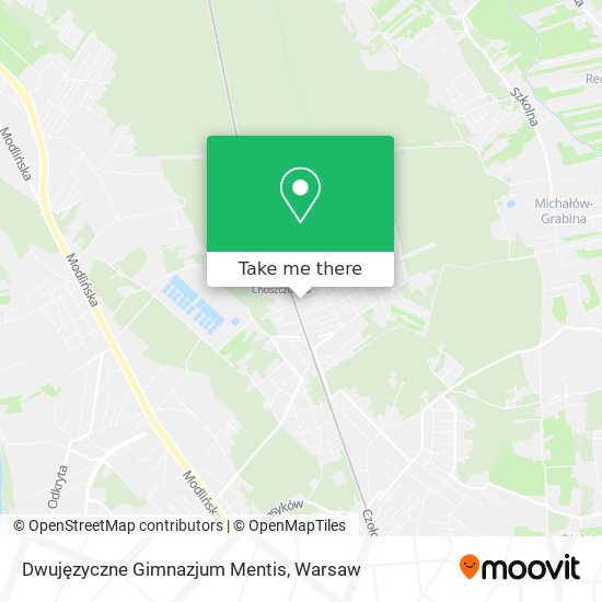 Dwujęzyczne Gimnazjum Mentis map