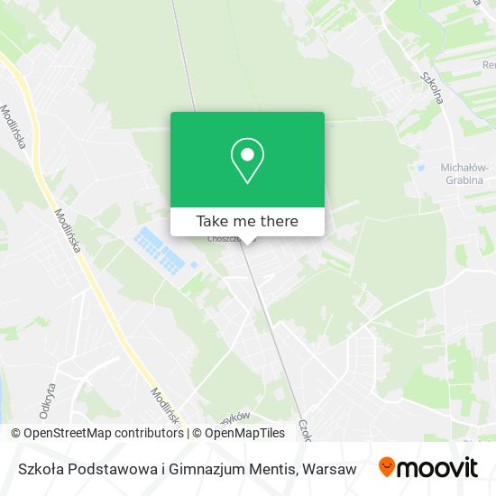 Szkoła Podstawowa i Gimnazjum Mentis map