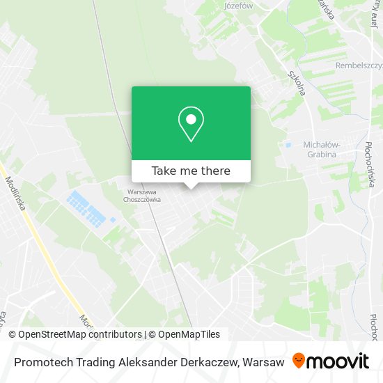 Promotech Trading Aleksander Derkaczew map