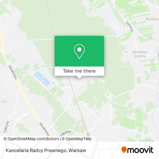 Kancelaria Radcy Prawnego map