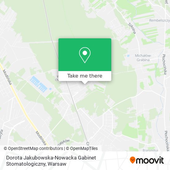 Dorota Jakubowska-Nowacka Gabinet Stomatologiczny map