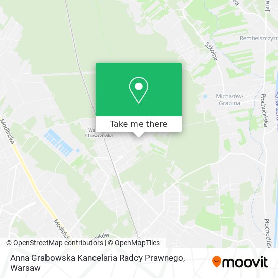 Anna Grabowska Kancelaria Radcy Prawnego map