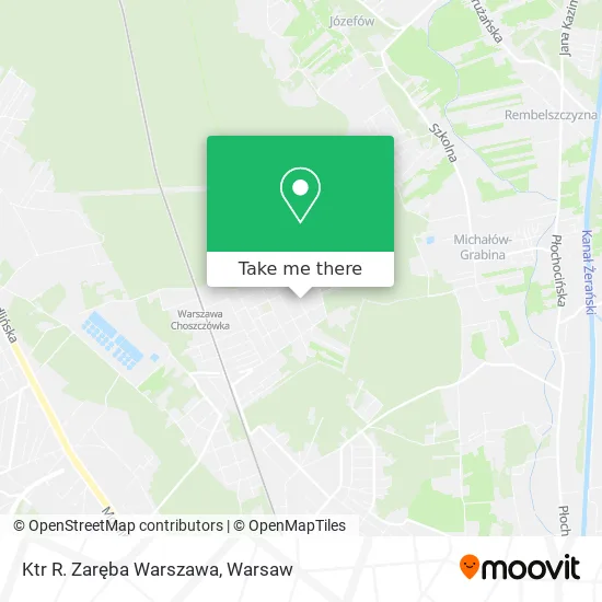 Карта Ktr R. Zaręba Warszawa