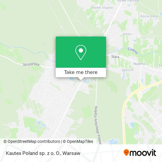 Kautex Poland sp. z o. O. map