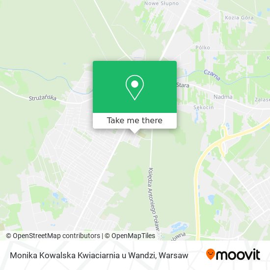 Monika Kowalska Kwiaciarnia u Wandzi map