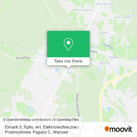 Elmark 3. Pphu. Art. Elektrotechniczne i Przemysłowe. Pagacz C. map