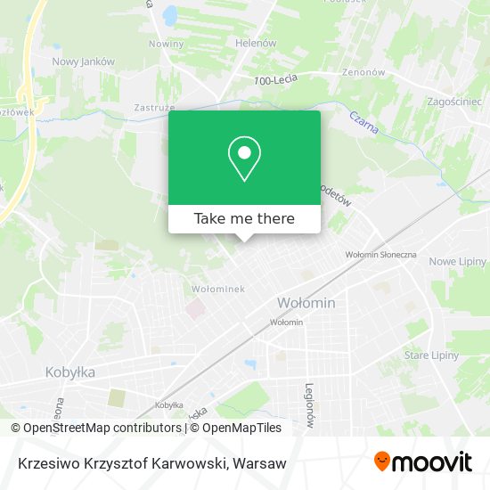 Krzesiwo Krzysztof Karwowski map