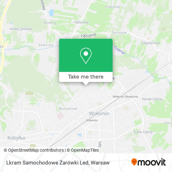 Lkram Samochodowe Żarówki Led map