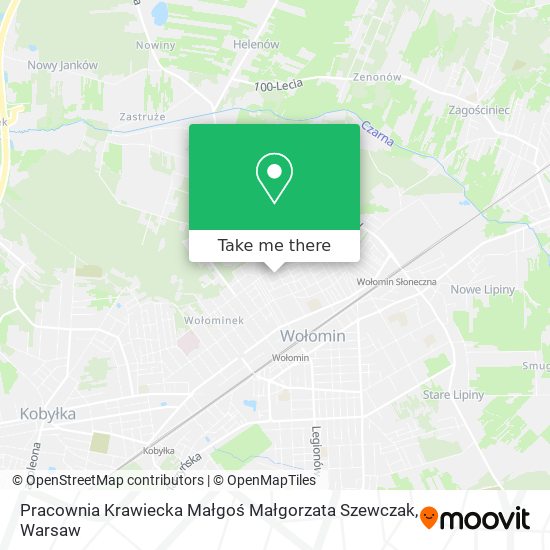 Pracownia Krawiecka Małgoś Małgorzata Szewczak map