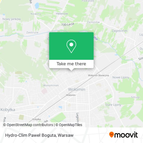 Hydro-Clim Paweł Boguta map