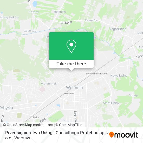 Przedsiębiorstwo Usług i Consultingu Protebud sp. z o.o. map