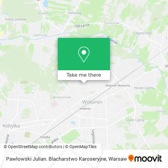 Pawłowski Julian. Blacharstwo Karoseryjne map