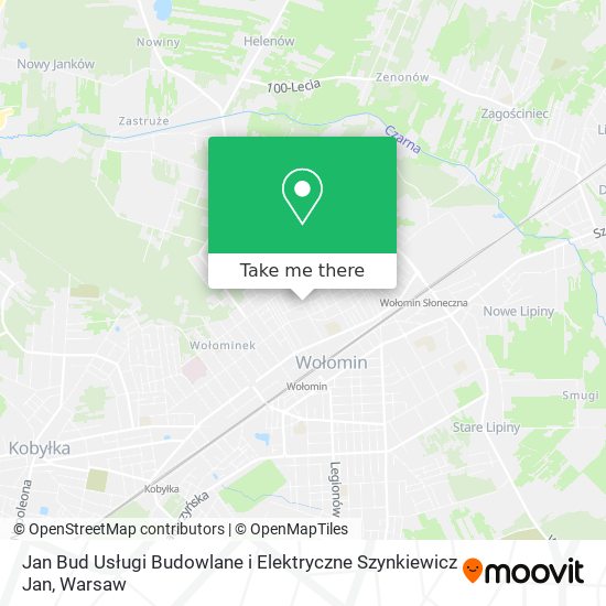 Jan Bud Usługi Budowlane i Elektryczne Szynkiewicz Jan map