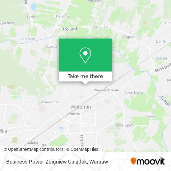 Business Power Zbigniew Usiądek map