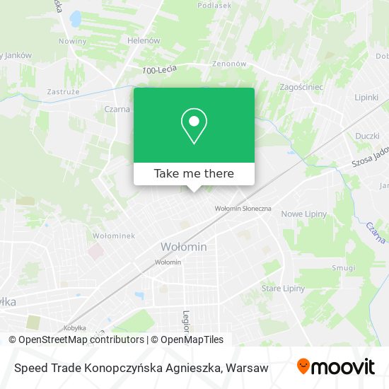 Карта Speed Trade Konopczyńska Agnieszka