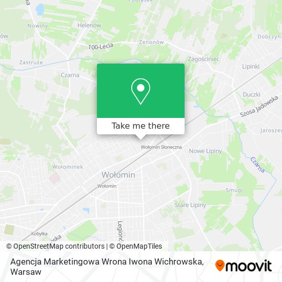 Agencja Marketingowa Wrona Iwona Wichrowska map