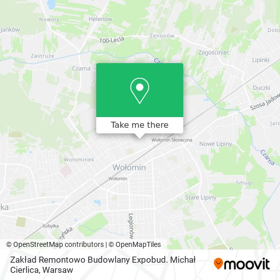 Zakład Remontowo Budowlany Expobud. Michał Cierlica map