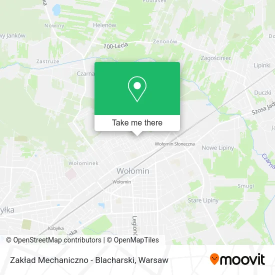 Карта Zakład Mechaniczno - Blacharski