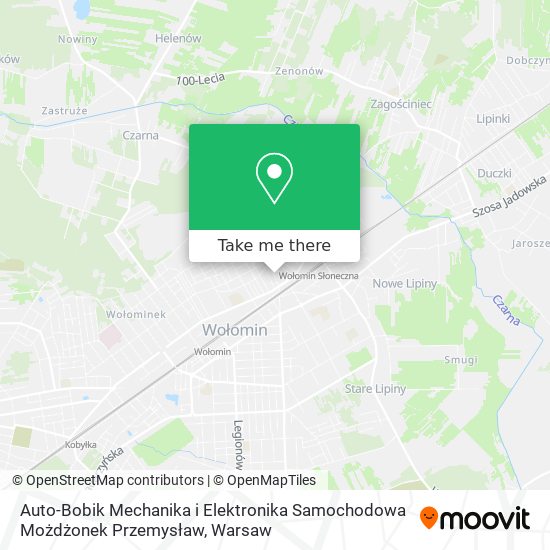 Auto-Bobik Mechanika i Elektronika Samochodowa Możdżonek Przemysław map