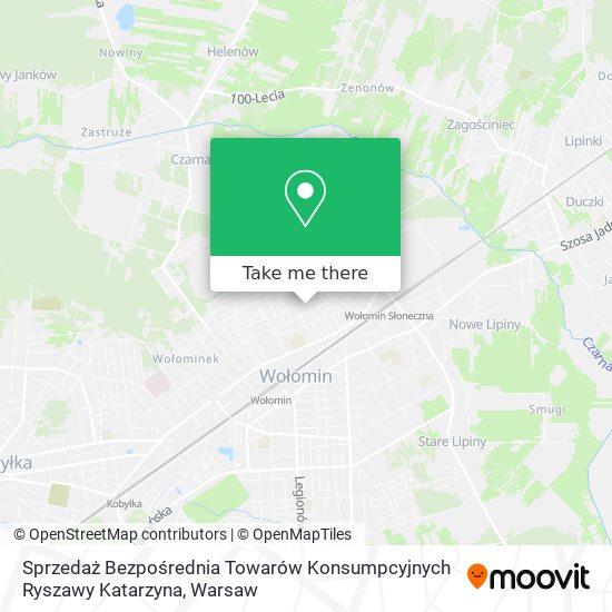 Sprzedaż Bezpośrednia Towarów Konsumpcyjnych Ryszawy Katarzyna map