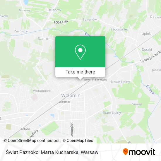 Карта Świat Paznokci Marta Kucharska