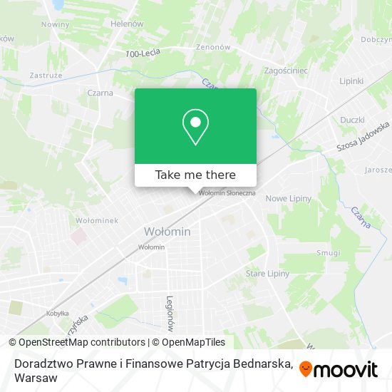 Doradztwo Prawne i Finansowe Patrycja Bednarska map