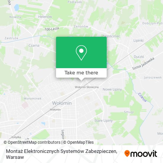 Montaż Elektronicznych Systemów Zabezpieczen map