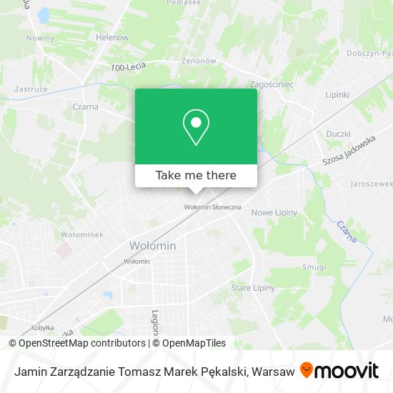 Jamin Zarządzanie Tomasz Marek Pękalski map