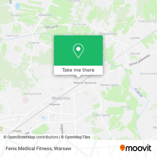 Fenix Medical Fitness map