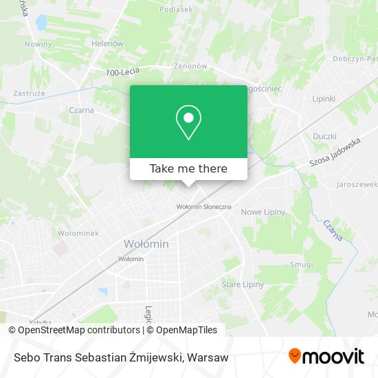 Sebo Trans Sebastian Żmijewski map