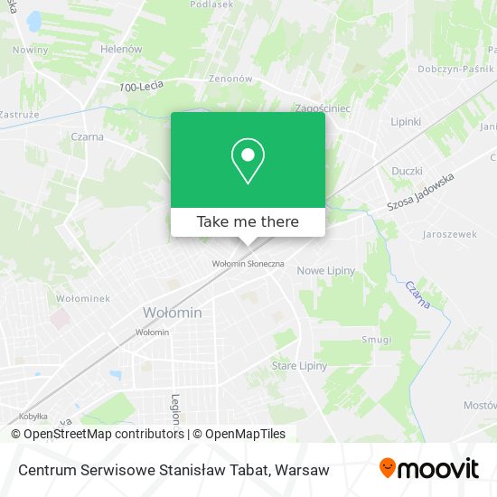 Centrum Serwisowe Stanisław Tabat map