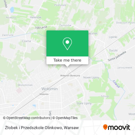 Żłobek i Przedszkole Olinkowo map