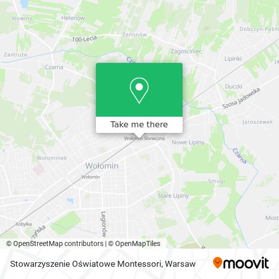 Карта Stowarzyszenie Oświatowe Montessori