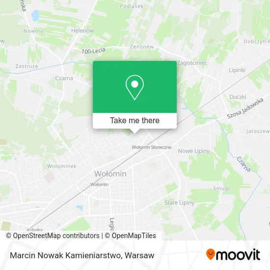 Marcin Nowak Kamieniarstwo map