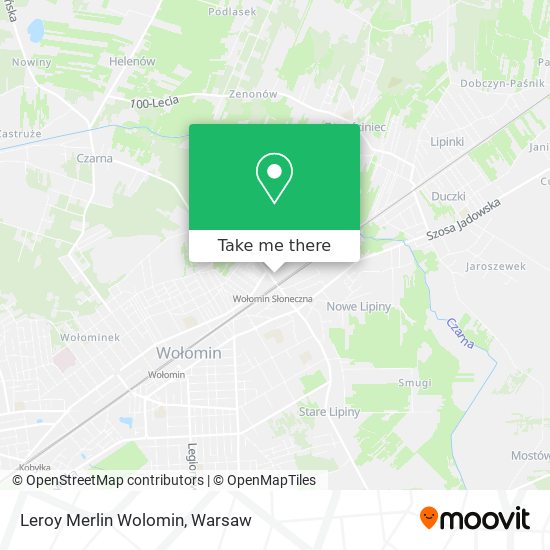 Leroy Merlin Wolomin map