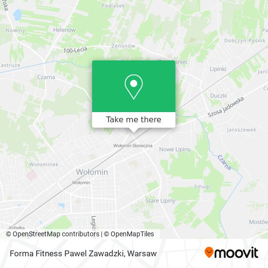 Forma Fitness Pawel Zawadzki map